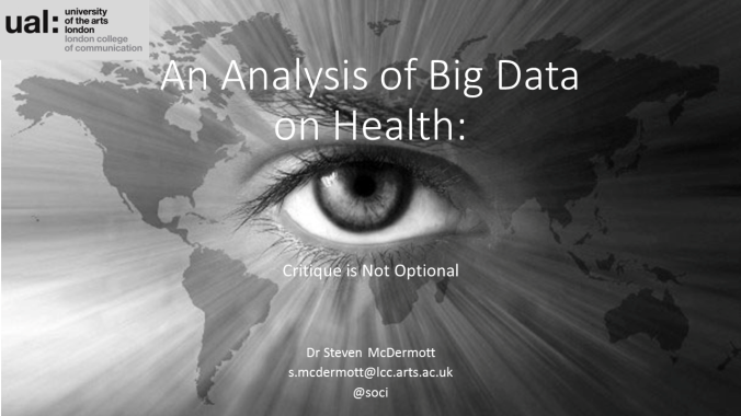 An Analysis of Big Data on Health_001